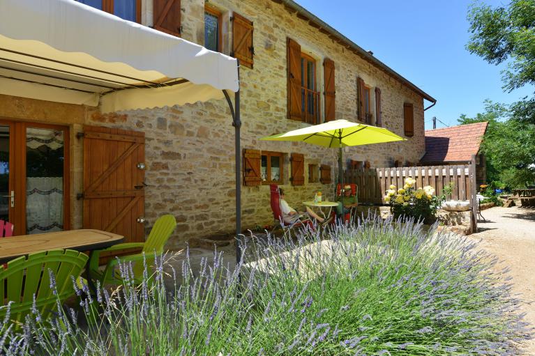 Le gîte du Soulié près de Villeneuve d'Aveyron en Rouergue